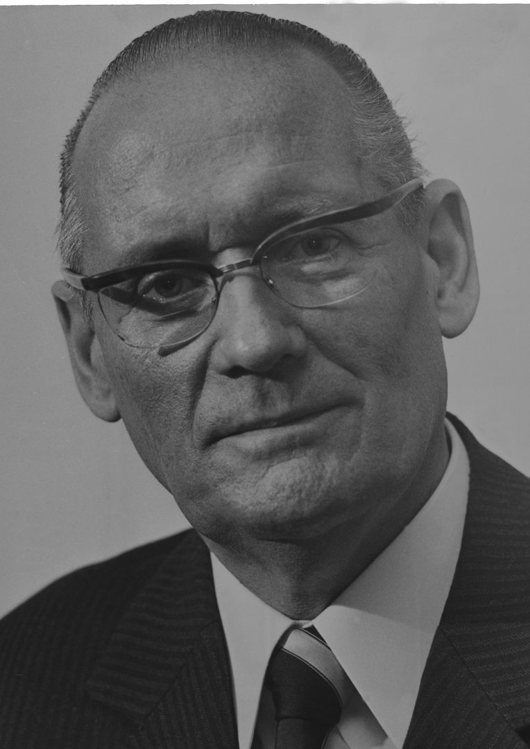 Porträt von Leo Brandt, Initiator des Ausschusses für Funkortung